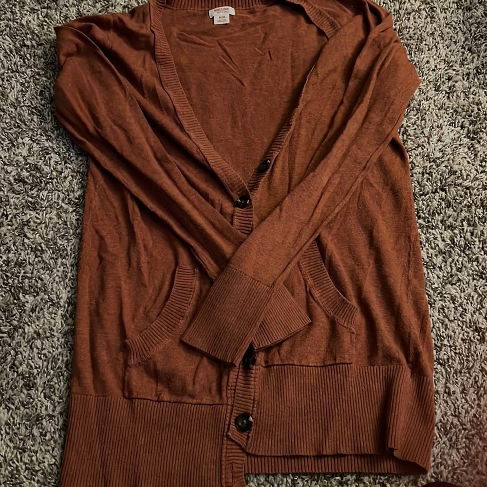 Burnt Orange Cardigan